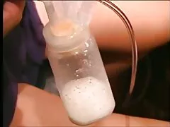 Sexy ile luze latina bikoitza ponpak esnea bere puztuta bular